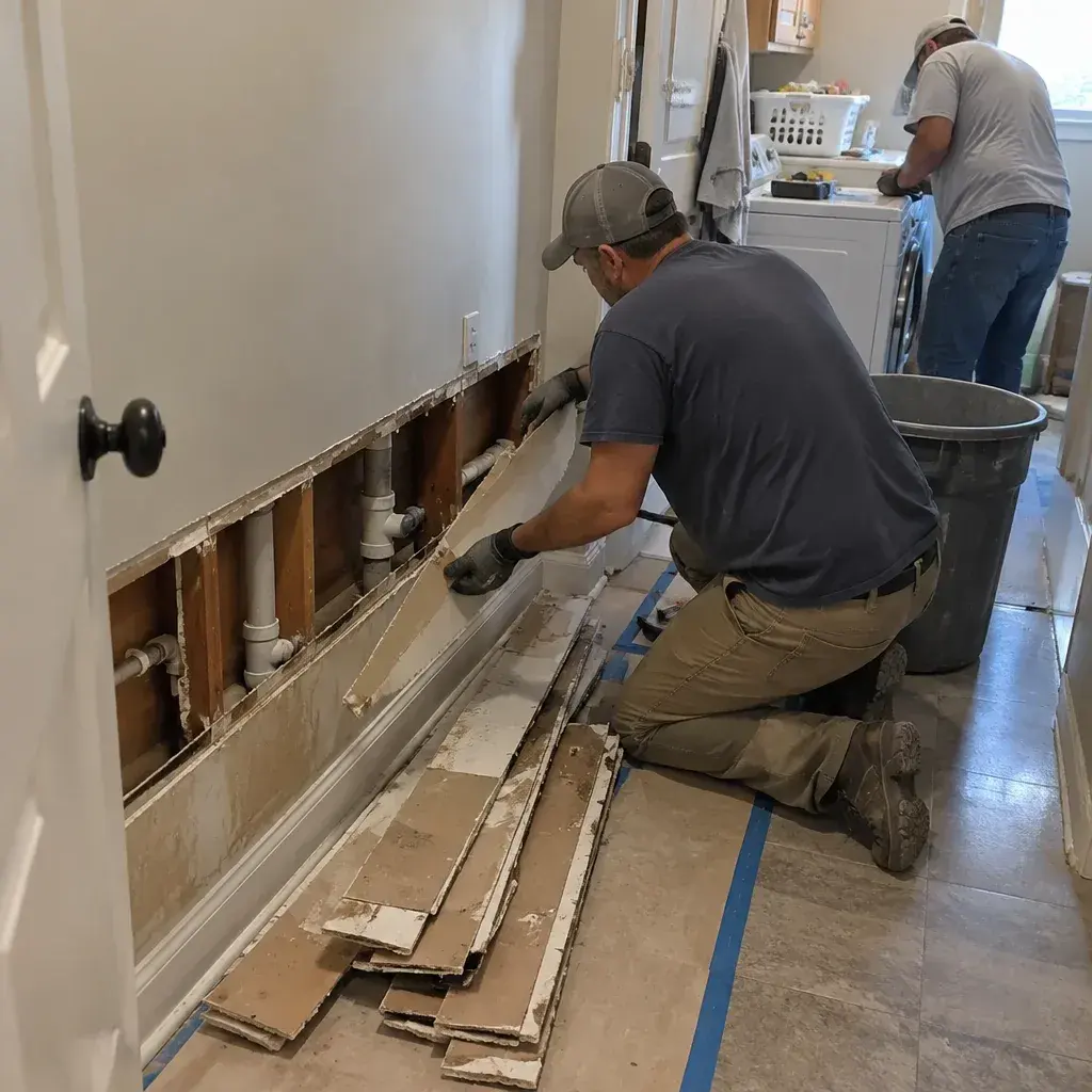 PVC Water Pipe Burst Repair damaged pipe in Kentucky